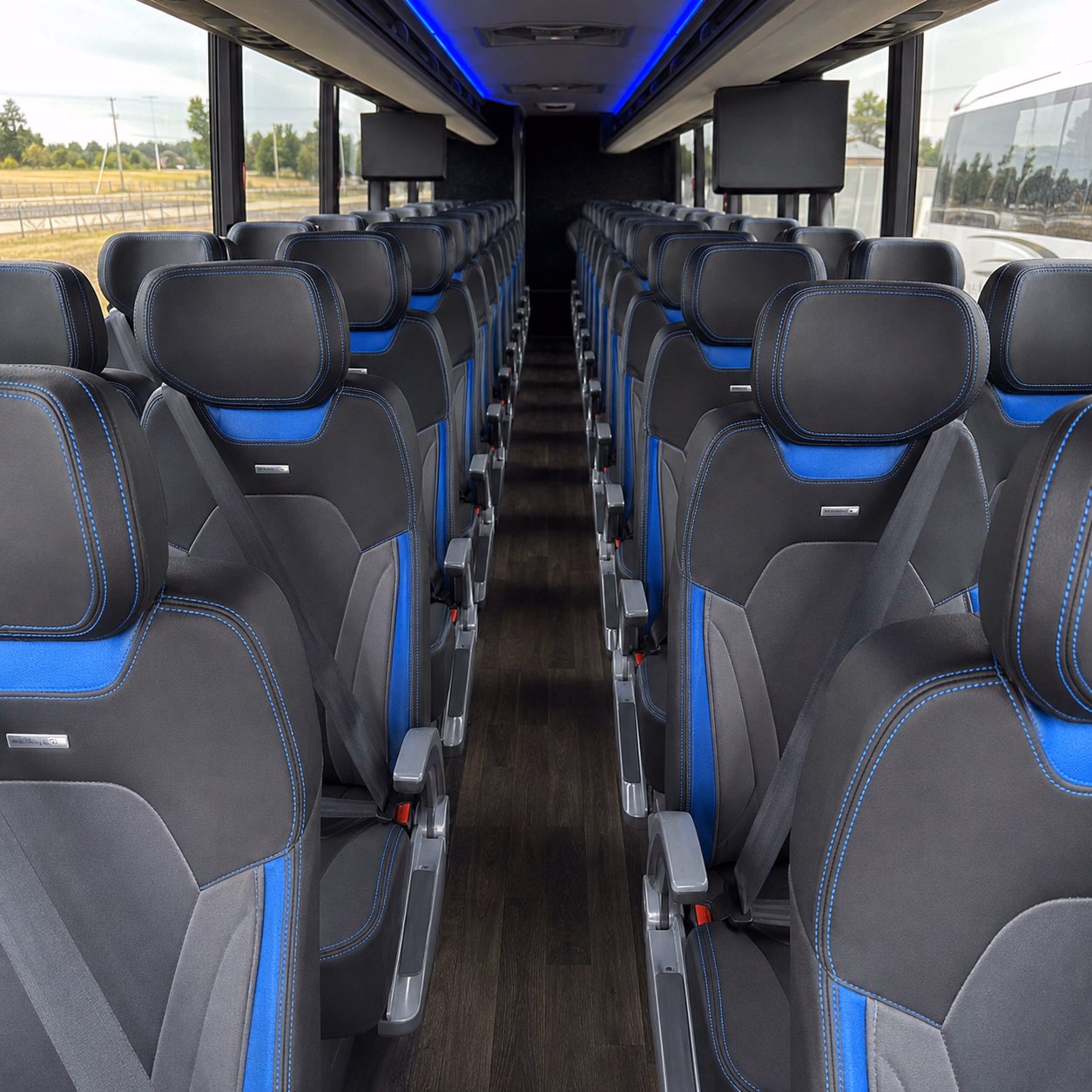 arlington show up to arlington concerts in a charter bus