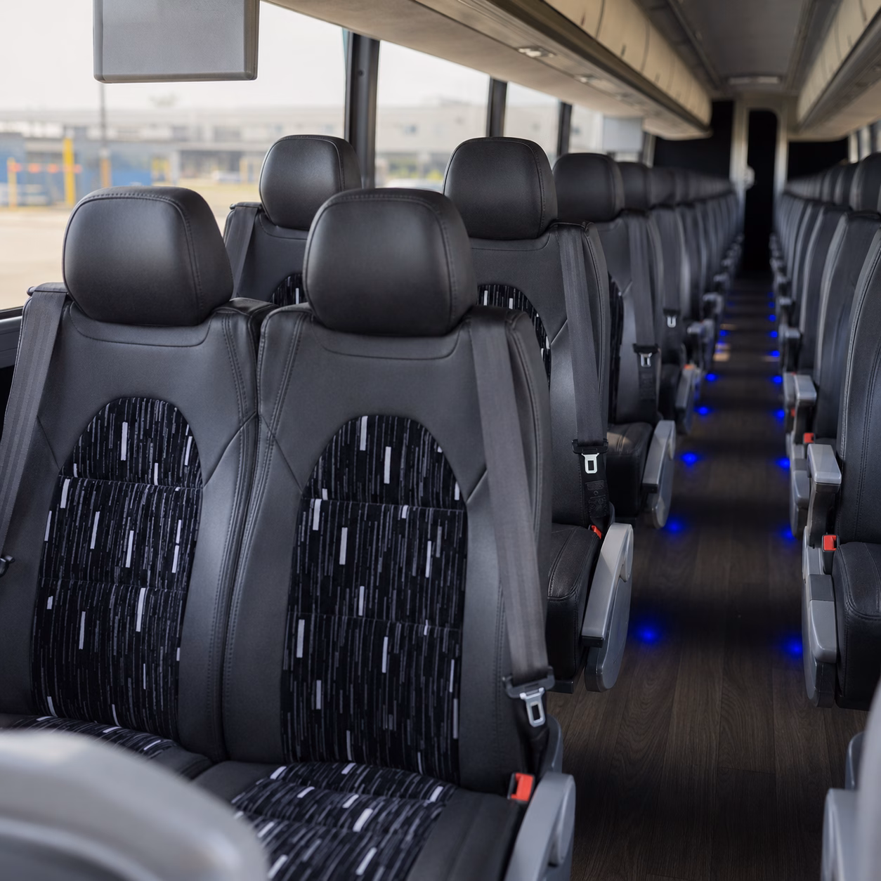 desoto airport transportation onboard seating