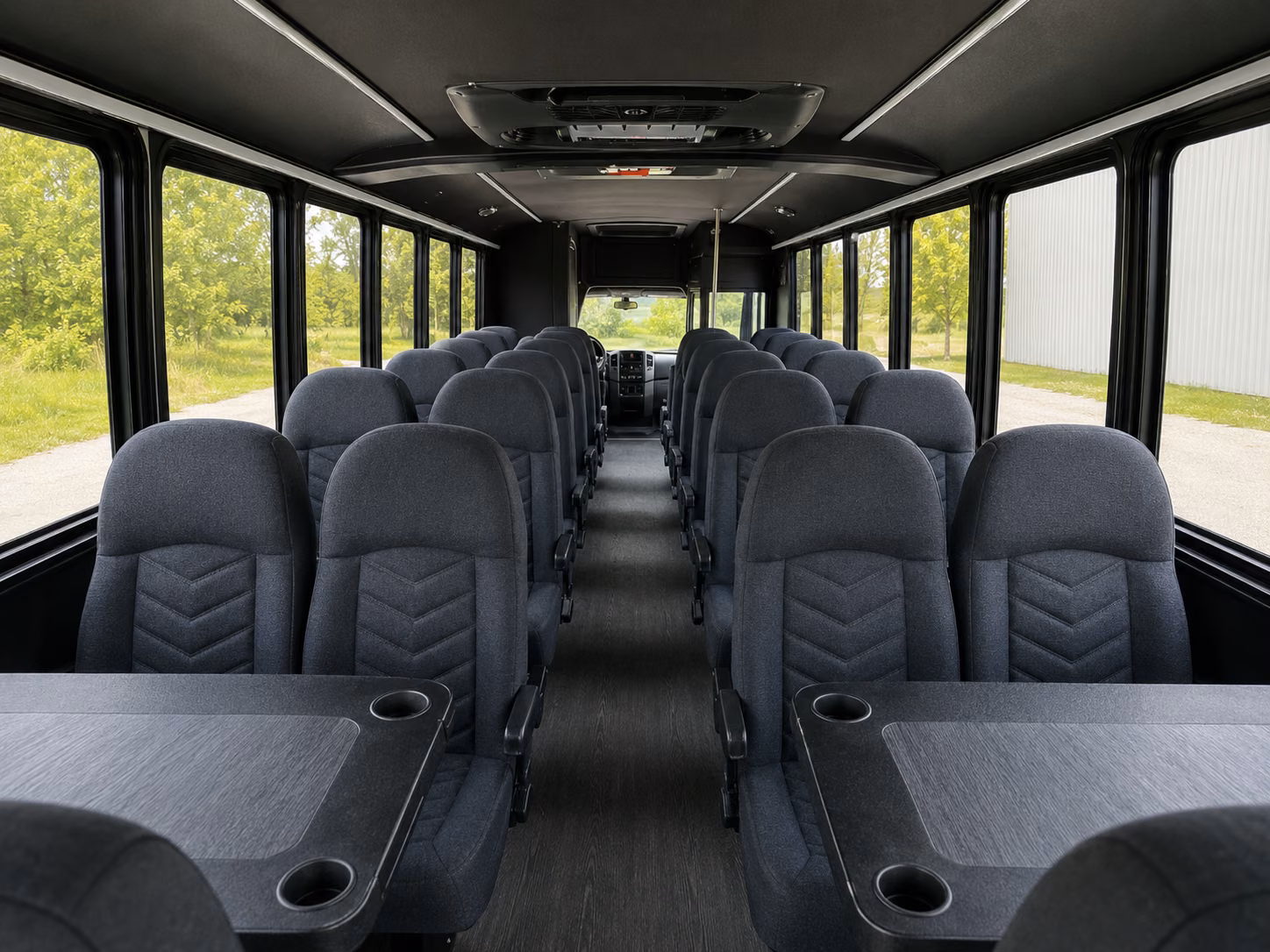 desoto corporate event transportation onboard seating