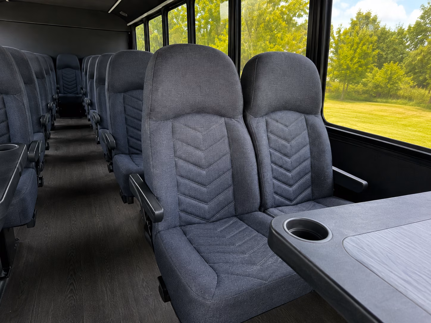 garland ride to the dance in style with garland prom bus rentals