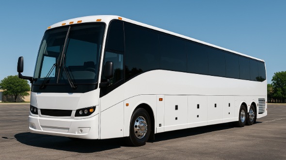 Exterior of Charter Bus Company Dallas's 50 Passenger Charter Bus in Dallas