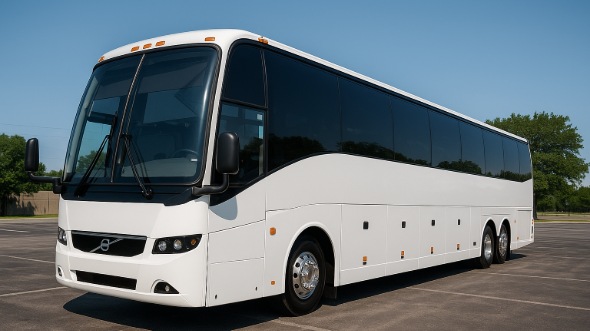 Exterior of Charter Bus Company Dallas's 54 Passenger Charter Bus in Dallas