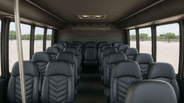 desoto 28 passenger minibus inside
